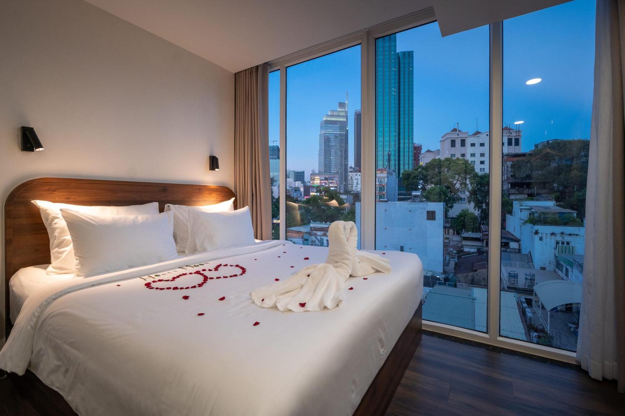 Hato Saigon Boutique Hotel & Rooftop Ho Chi Minh-staden Rum bild